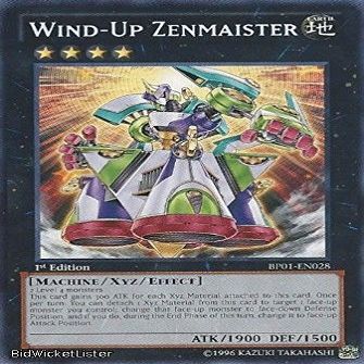 3x Wind-Up Zenmaister - Rare - BP01-EN028 - 1st Edition NM/M x 3 ^G#fbhre-h4 8rdsf-tg1351625