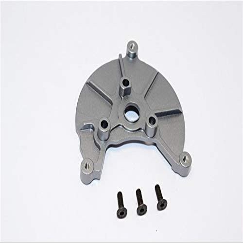 Axial SMT10 Grave Digger (AX90055) Upgrade Parts Aluminum Transmission Spur Gear Case Cover Plate- 1Pc Set Gray Silver