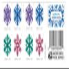 Geometric Snowflakes USPS Forever Stamps 100 Stamps (5 Books of 20) Scott 5034c view 2