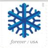 Geometric Snowflakes USPS Forever Stamps 100 Stamps (5 Books of 20) Scott 5034c view 3