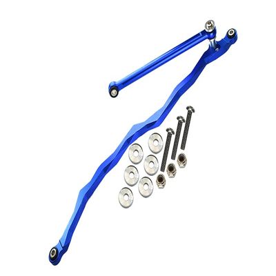 Axial SMT10 Grave Digger (AX90055) Upgrade Parts Aluminum Steering Link - 2Pcs Set Blue