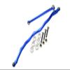 Axial SMT10 Grave Digger (AX90055) Upgrade Parts Aluminum Steering Link - 2Pcs Set Blue view 1