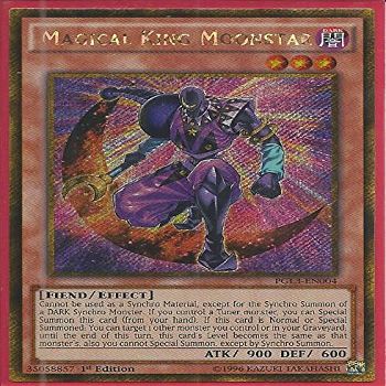 3x Yugioh PGL3-EN004 Magical King Moonstar 1st Edition Gold Rare .HN#GG_634T6344 G134548TY51825