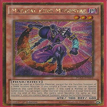 3x Yugioh PGL3-EN004 Magical King Moonstar 1st Edition Gold Rare .HN#GG_634T6344 G134548TY51825