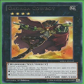 3x Yugioh WIRA-EN043 Gagaga Cowboy 1st Ed Rare .HN#GG_634T6344 G134548TY51645