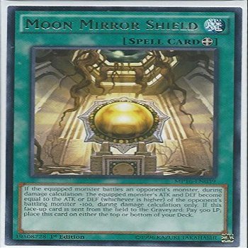 3x Yugioh MP16-EN039 Moon Mirror Shield Rare - 1st Edition Card .HN#GG_634T6344 G134548TY54135