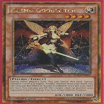 3x Yugioh PGL3-EN025 Yugioh Kozmo Goodwitch 1st Edition Gold Rare .HN#GG_634T6344 G134548TY52613