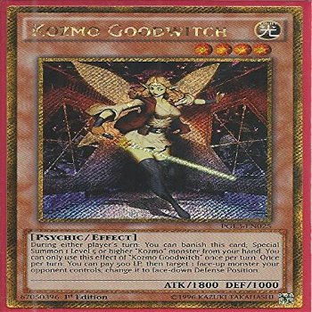 3x Yugioh PGL3-EN025 Yugioh Kozmo Goodwitch 1st Edition Gold Rare .HN#GG_634T6344 G134548TY52613