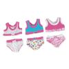 Emily Rose 18 Inch Doll Underwear - 6 Piece Basic Bra and Panty Set with Mix Match Styles | American Girl Compatible Doll Clothes Essentials view 1