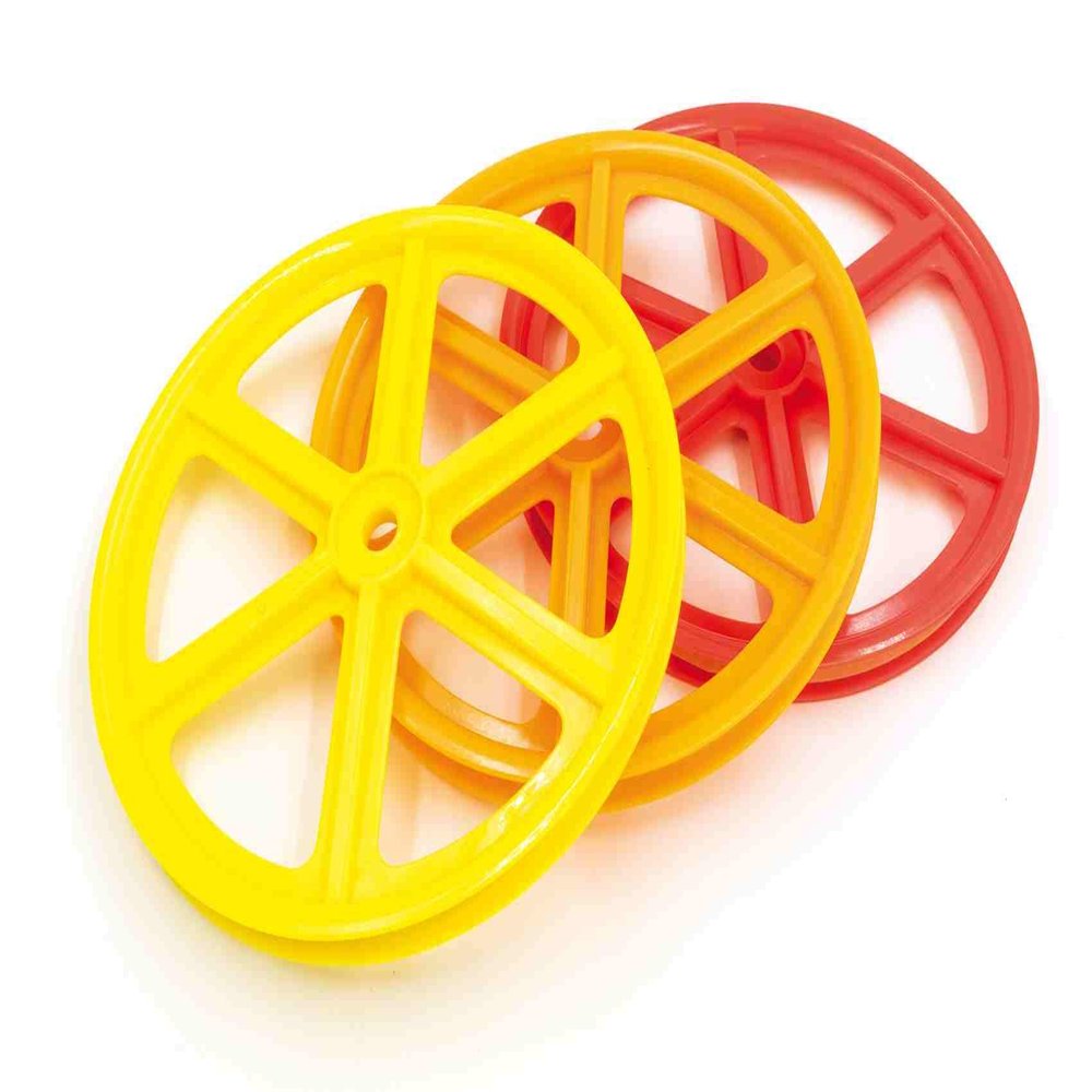 Jaegerndorfer Single Wheel, Red/Yellow/Orange, Medium, 14+ Years, Metal Model with Plastic Parts