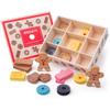 Bigjigs Toys Wooden Biscuit Box | Food Pretend Play Accessories for Kids Kitchen Sets | Great for Tea Party & Cafe Role Playing Games | Toddler Gift for 3+ Year Old Children | Educational Playset view 1