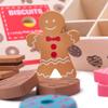 Bigjigs Toys Wooden Biscuit Box | Food Pretend Play Accessories for Kids Kitchen Sets | Great for Tea Party & Cafe Role Playing Games | Toddler Gift for 3+ Year Old Children | Educational Playset view 2