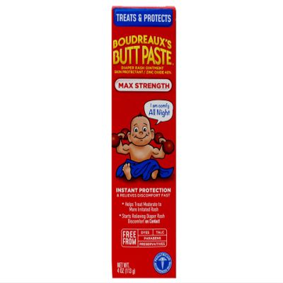 Boudreauxs Maximum Strength Butt Paste - 4 Oz, by Boudreaux's