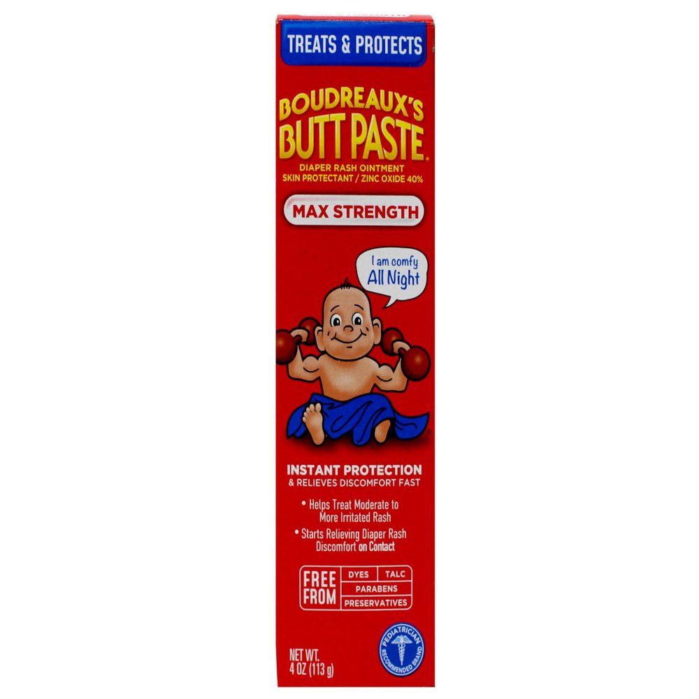 Boudreauxs Maximum Strength Butt Paste - 4 Oz, by Boudreaux's