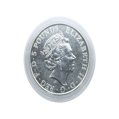 Lindner S2255039 Coin Capsule 39mm Diameter, 6mm Internal Height e.g. for 2 Oz GB and New Zealand 100 Pack