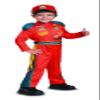 Disguise Cars 3 Lightning McQueen Classic Toddler Costume, Red, Small (2T) view 1