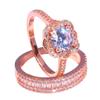 SXFSE Womens Luxury Rings, Personalized Metal Full Diamond Microinlaid Zircon Female Ring Jewelry Gift for Girlfriend Mother view 1