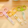 Katoot@ 6pcs Kawaii Bean Art Scissors Candy Color Paper Cutting Tool for Kids Office School Supplies escolar view 1