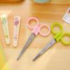 Katoot@ 6pcs Kawaii Bean Art Scissors Candy Color Paper Cutting Tool for Kids Office School Supplies escolar view 3