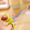 Katoot@ 6pcs Kawaii Bean Art Scissors Candy Color Paper Cutting Tool for Kids Office School Supplies escolar view 4