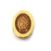 THE FLATTOP - BRASS INDIAN HANDMADE EDC SPINNING TOP - MADE IN THE USA - Gifts for Men view 2