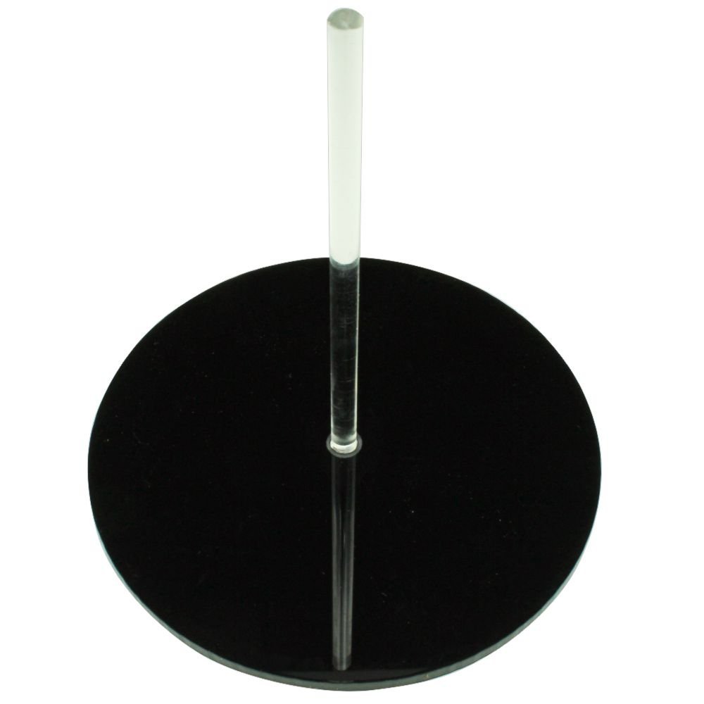 LITKO RPG Round Flight Stands | Role Playing Games | Compatible with Dungeons and Dragons | Compatible with Pathfinder | Circular Black Base (4-inch Gargantuan)
