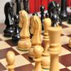 The DGT Projects Electronic Chess Board (E-Board) - USB Connection (Rosewood Board w/DGT Ebonized Boxwood Dubrovnik Chess Pieces) view 2