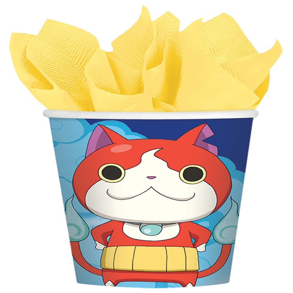 Amscan Yo-Kai Watch Cups, 9 oz., Party Favor