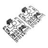 Tamiya 54743 TA07 Carbon Reinforced A Parts Bulkheads view 1