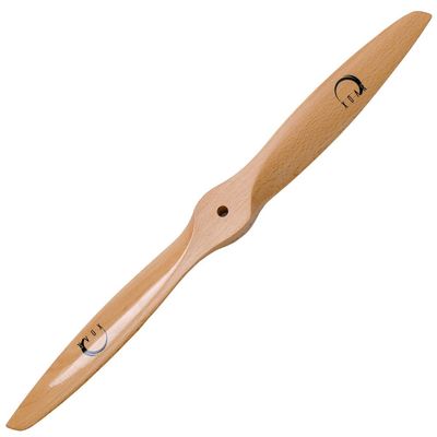 XOAR PJA 17x13 17 Inch 2 Blade RC Airplane Propeller Wood Prop for Gasoline Fixed-Wing RC Model Planes (17 x 13, Tractor)