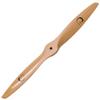 XOAR PJA 17x13 17 Inch 2 Blade RC Airplane Propeller Wood Prop for Gasoline Fixed-Wing RC Model Planes (17 x 13, Tractor) view 1