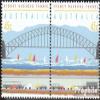 Australia 1318C-1319C Couple (Complete.Issue.) unmounted Mint/Never hinged ** MNH 1992 Opening of Hafentunnels (Stamps for Collectors) Cars/Road Traffic view 1