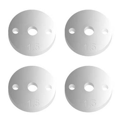 Team Associated Factory Team 12mm Pistons V2 2x1.5mm Flat (4), ASC91625