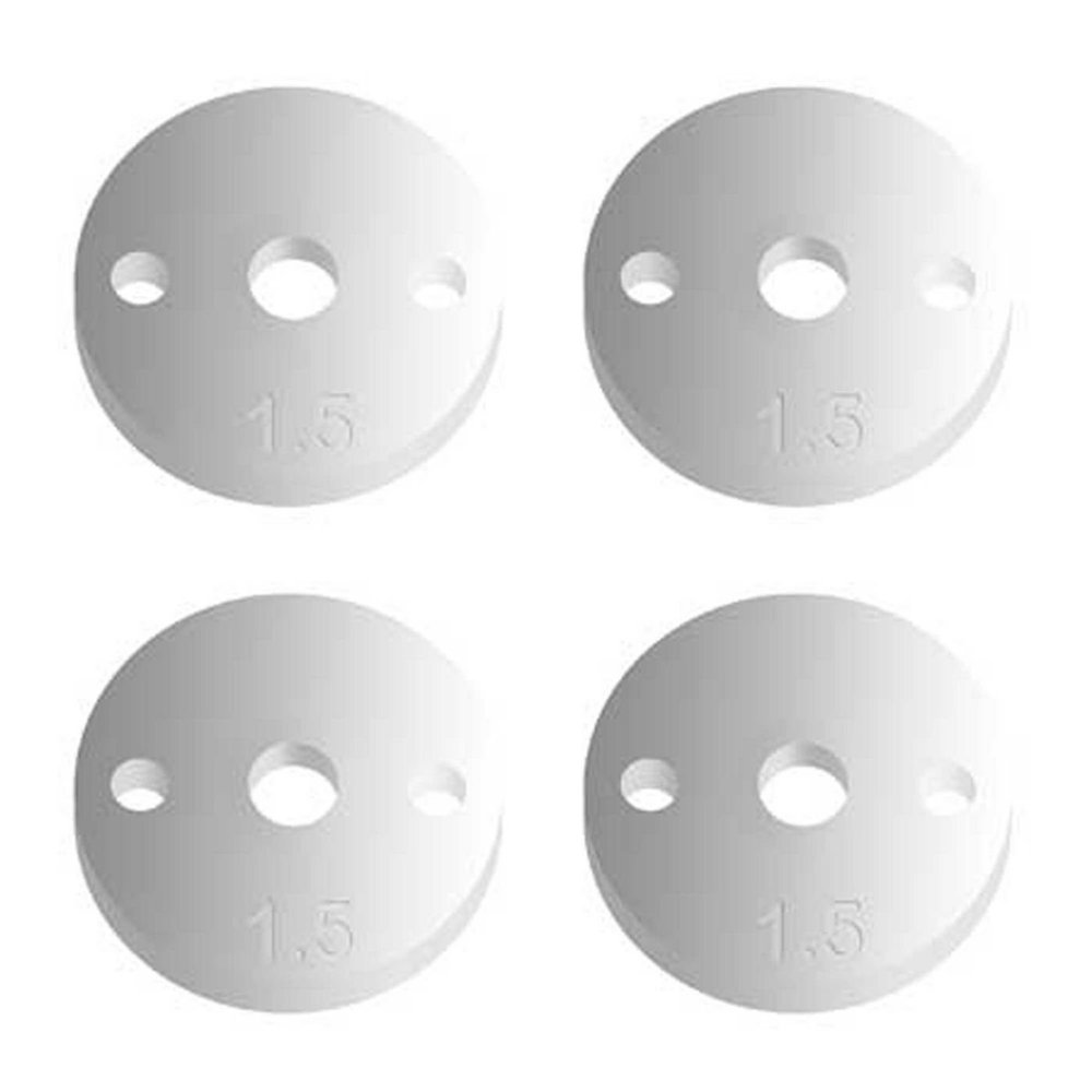 Team Associated Factory Team 12mm Pistons V2 2x1.5mm Flat (4), ASC91625
