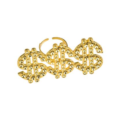 Triple Dollar Adjustable Ring