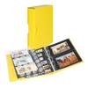 Lindner S3542PK-9 PUBLICA M COLOR Universalalbum fr Postkarten/Fotos mit 10 geteilten, beidseitig bestckbaren Folienblttern-Solino (gelb) - mit passender Schutzkassette view 1