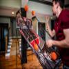 Triumph Playmaker Shootout Basketball Arcade Game  Electronic Scorer, LED Display, 8 Game Modes, 4 Balls, Pump & Quick Connect Frame  Fast-Paced Indoor Fun for Kids, Teens & Family Game Nights view 3