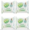 Kinder by Nature Plant Based Baby Wipes - 100% Biodegradable & Compostable, 224 Count (4 Packs of 56) - 99% Plant-Based Ingredients, Plastic-Free Wipes view 1
