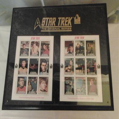 30 YEARS STREK STAMPS PLAQUE ST VINCENT & GRENADINES