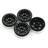 RCLIONS Aluminum Alloy 2.2inch Beadlock Wheels Rims for 1/10 Scale RC Crawler Car Axial Wraith-Pack of 4pcs (Black) view 2