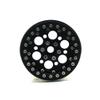 RCLIONS Aluminum Alloy 2.2inch Beadlock Wheels Rims for 1/10 Scale RC Crawler Car Axial Wraith-Pack of 4pcs (Black) view 3