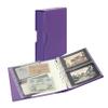 Lindner S3542BN-13 PUBLICA M COLOR Banknotenalbum mit 10 beidseitig bestckbaren Folienblttern in zwei Ausfhrungen-Viola (Lila) - mit passender Schutzkassette view 1