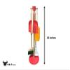 JustForKids Wooden Detachable Kids Cleaning Set - Duster, Brush, Mop, Broom and Hanging Stand Play - Housekeeping Kit - STEM Toys for Toddlers Girls & Boys, Total 6 Pieces,Multi Color,10071 view 2