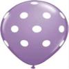 100 Pcs Purple/White dots Latex Balloons Party Favor wedding Birthday US view 1