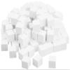 White 14mm Wooden Cubes (Approx. 100 Pieces) view 2