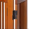 BarkWood Freestanding Wood Pet Gate - 4 Panel Expansion - Large - 36"H - Grey Finish view 3