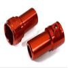 CNC Machined Straight Axle Rear Lock-Out for Axial 1/10 SCX-10 Crawler view 1