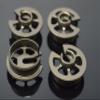 Dhawk Racing Aluminum Shock Spring Cups Hard Anodized Axial Yeti XL 90032 90038 view 1