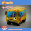Cuddle Barn | Wheelie 8" School Bus Singing Stuffed Animal Plush Toy | Mouth Moves and Eyes Light Up | Sings Wheels on The Bus view 2
