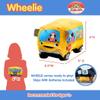 Cuddle Barn | Wheelie 8" School Bus Singing Stuffed Animal Plush Toy | Mouth Moves and Eyes Light Up | Sings Wheels on The Bus view 3